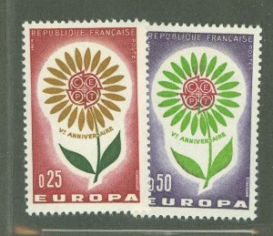 France #1109-1100 Mint (NH) Single (Complete Set)