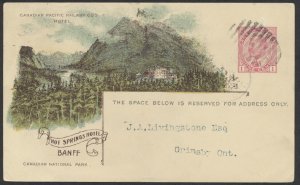 1912 Canada CPR View, #CPR 35B, Banff Hot Springs, Caledonia Ont Council Message