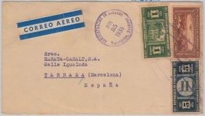 47997 - HONDURAS - POSTAL HISTORY - TRANSATLANTIC MAIL COVER to SPAIN 1935