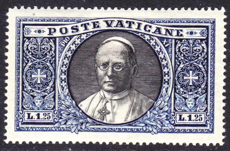 Vatican Italy Scott 29  VF+  mint OG H.