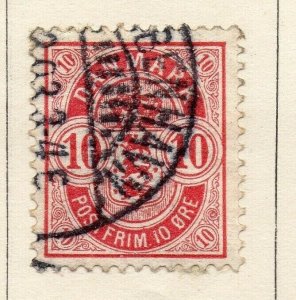 Denmark 1875 Early Issue Fine Used 10ore. NW-113853