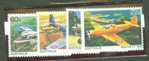 Australia  #759-62  Single (Complete Set)