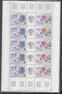 FSAT C82a Balloons  MNH full sheet vf, 2020 CV $25.00