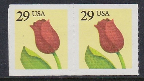 2525 Tulip Coil Pair MNH