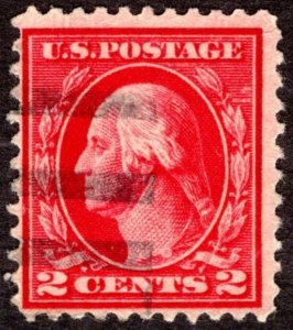 1917, US 2c, Washington, Used, Sc 499