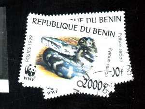 BENIN #1086 SET OF 4 USED VF Cat $10