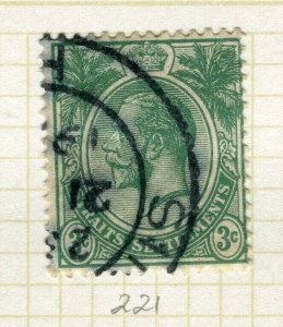 STRAITS SETTLEMENTS; 1921 early GV issue fine used 3c. value