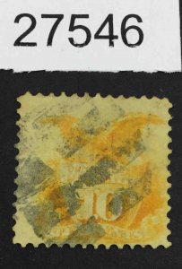 US STAMPS #116 USED LOT #27546