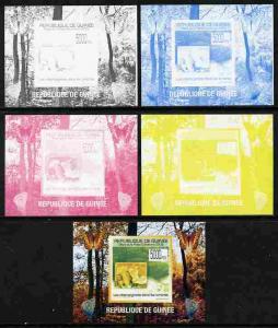 Guinea - Conakry 2009 Fungi on Stamps #4 individual delux...