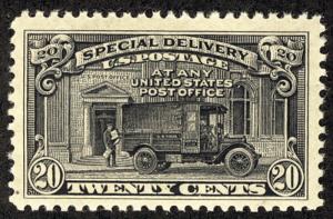 US #E14 SCV $45.00 XF-SUPERB mint never hinged, large margins, super fresh co...