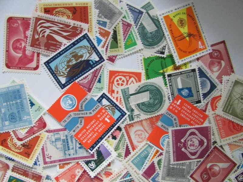 100's of United Nations stamps MNH  Some duplicates