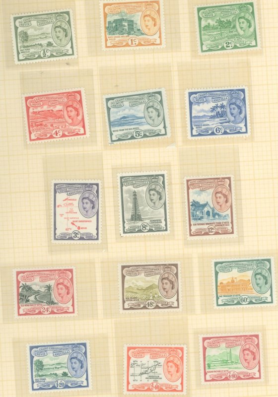 St. Kitts-Nevis #120-134 Unused Single (Complete Set)