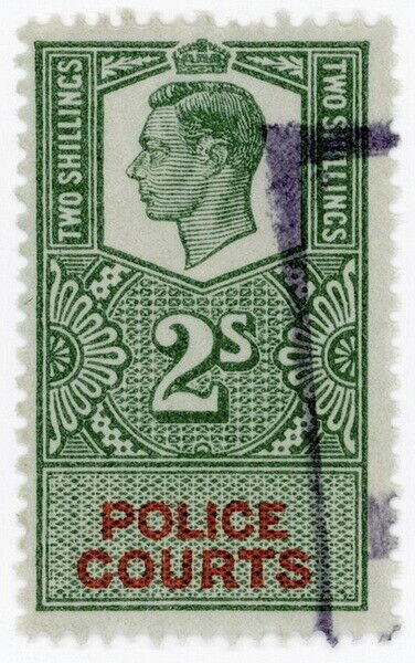 (I.B) George VI Revenue : Police Courts 2/-