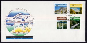 New Zealand 824-827 U/A FDC