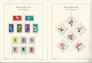 Germany DDR Stamp Collection on 24 Hingless Lighthouse Pages, 1967-69, JFZ