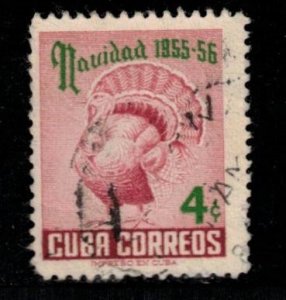 CUBA Scott # 548 Used - Christmas 1955-56