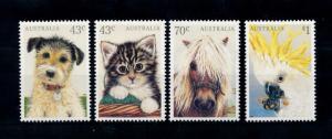 [53199] Australia 1991 Animals Pets Dog Cat Horse Birds MNH