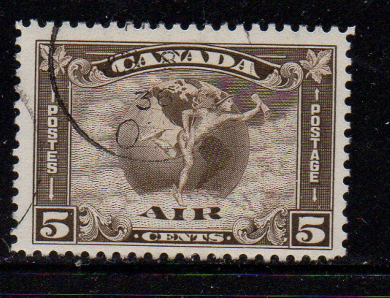 Canada Sc C2 1930 5 c Airmail stamp used