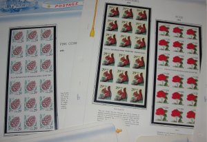 White Ace United States Stamps on Pages 6– All Mint NH