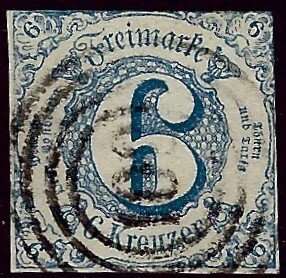 German Southern District SC#54 Used F-VF SCV$45.00...Worth a Close Look!