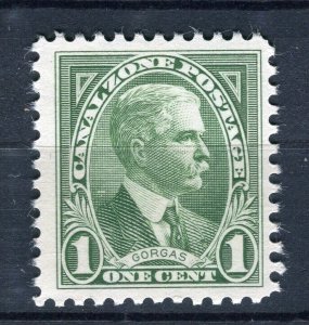 USA; CANAL ZONE 1928-30s Personalities issue Mint hinged 1c. value