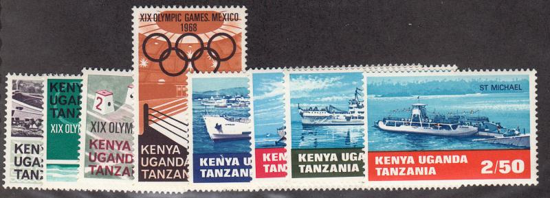 Kenya-Uganda-Tanzania - 1968-69 - SC 189-95 - LH - 2 Complete sets