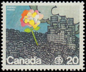Canada #690, Complete Set, 1976, Flowers, Never Hinged