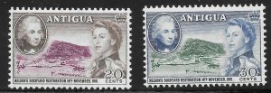 Antigua  (1961)  - Scott # 127 - 128, MNH