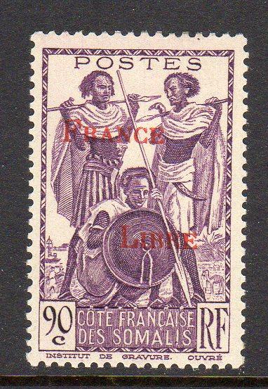 Somali Coast #210 France Libre Unused Hinged F550