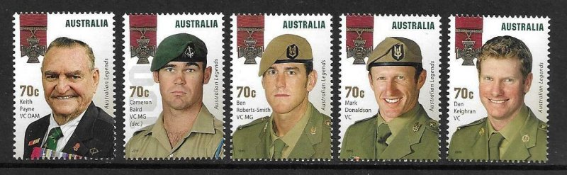 2015   AUSTRALIA  -  SG. 4304 / 4308  -  LEGENDS - VICTORIA CROSS - UMM