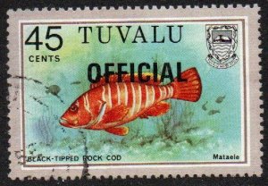 Tuvalu Sc #O14 Used