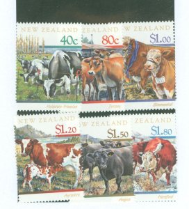 New Zealand #1406-1411 Mint (NH) Single (Complete Set)