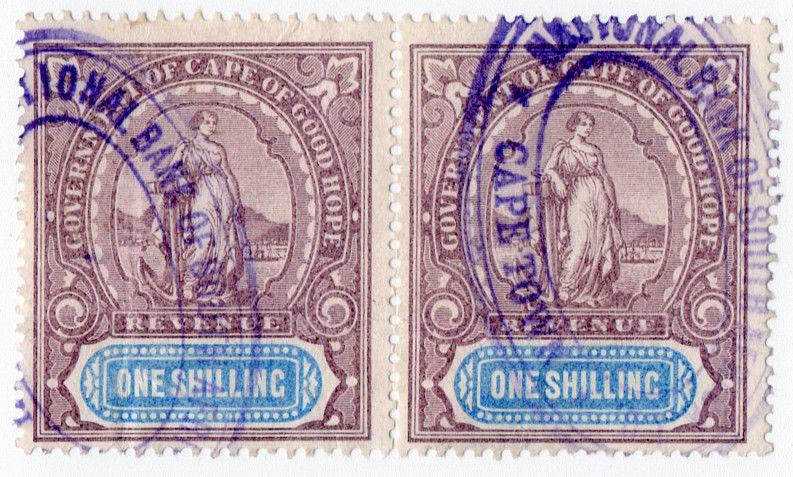 (I.B) Cape of Good Hope Revenue : Stamp Duty 1/-