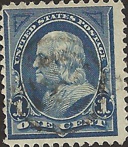 # 264 BLUE USED BEN FRANKLIN