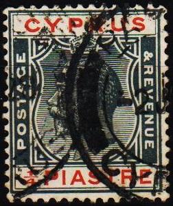 Cyprus. 1924  1/4pi S.G.103 Fine Used