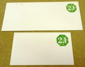 U578, 2.1c U.S. Postage Envelope qty 2