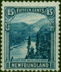 Newfoundland 1923 15c Prussian Blue SG160 Fine MM