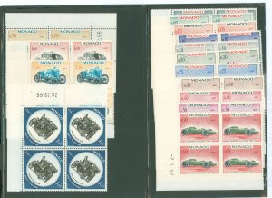 Monaco #648-661/C73 Mint (NH)