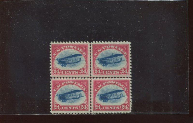 Scott C3 Air Mail Mint Center Line Block of 4 Stamps NH (Stock C3-1)