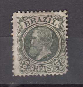 J43876 JLStamps 1881 brazil used #80 100r