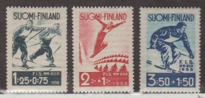 Finland Scott #B31-B32-B33 Stamps - Mint Set