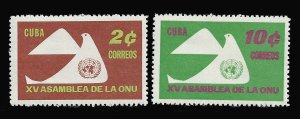 CUBA 668-669 MNH