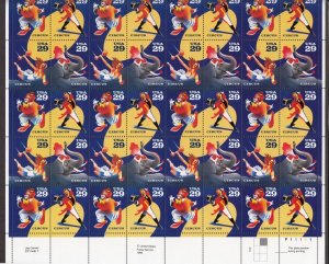 1993 CIRCUS Sc 2753a 2750-53 MNH sheet of 40 clown elephant - Typical