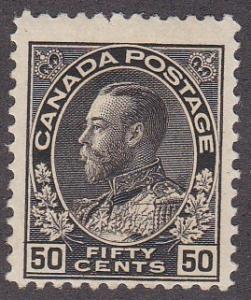 Canada # 120a, King George V, Black Color ? H, 1/3 cat.