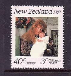 New Zealand-Sc#B135-unused NH Semi-Postal -Duchess,Princess-1989-