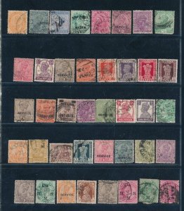 D389880 India Nice selection of VFU Used stamps