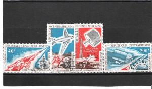 Central African Republic  set 4 1972 air post issues ac/nh