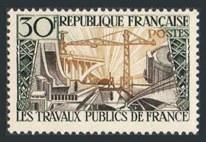 France 835,MNH.Michel 1142. Symbols of Public Works,1957.
