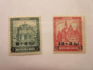 GERMANY  Scott B42-B43 set  MINT HINGED  G1  Cat $9.75