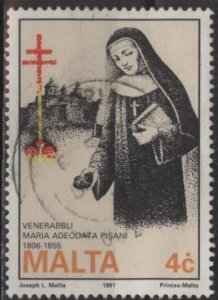 Malta 772 (used) 4c Marie Therese Pisani (1991)